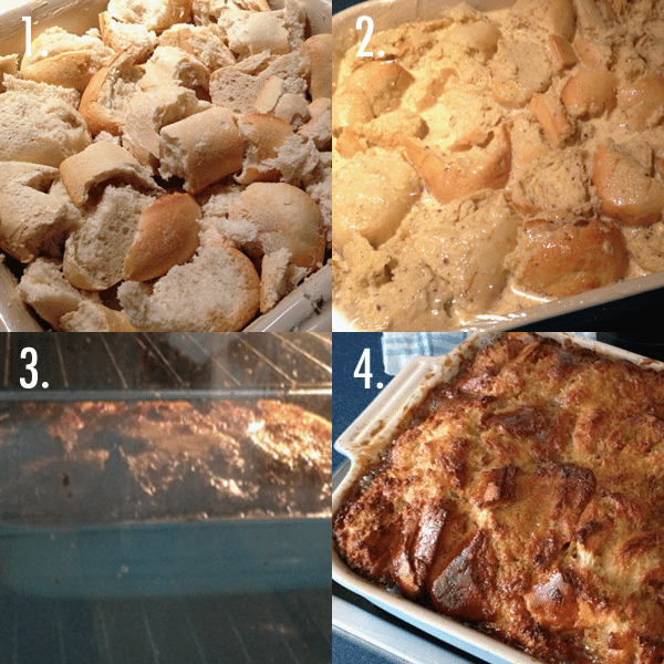 4 Stages to Baked French Toast