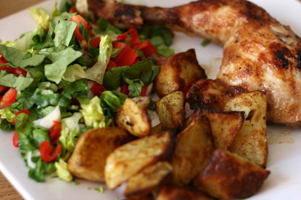 Chicken Potato and Salad