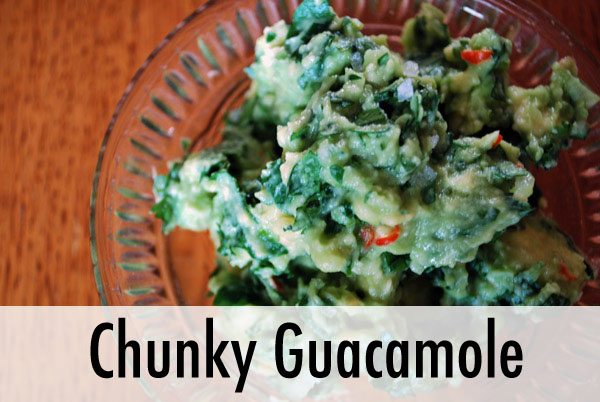 Chunky Guacamole Recipe
