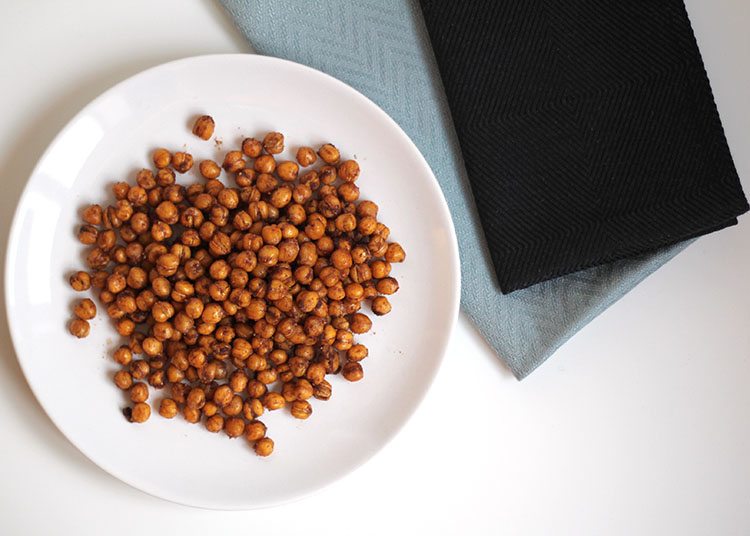 Delicious roasted chickpeas