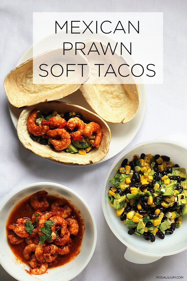 MEXICAN PRAWN SOFT TACOS