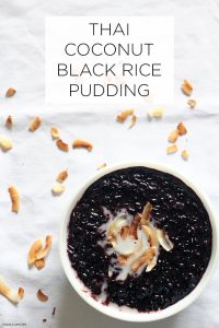 THAI COCONUT BLACK RICE PUDDING RECIPE ROSALILIUM