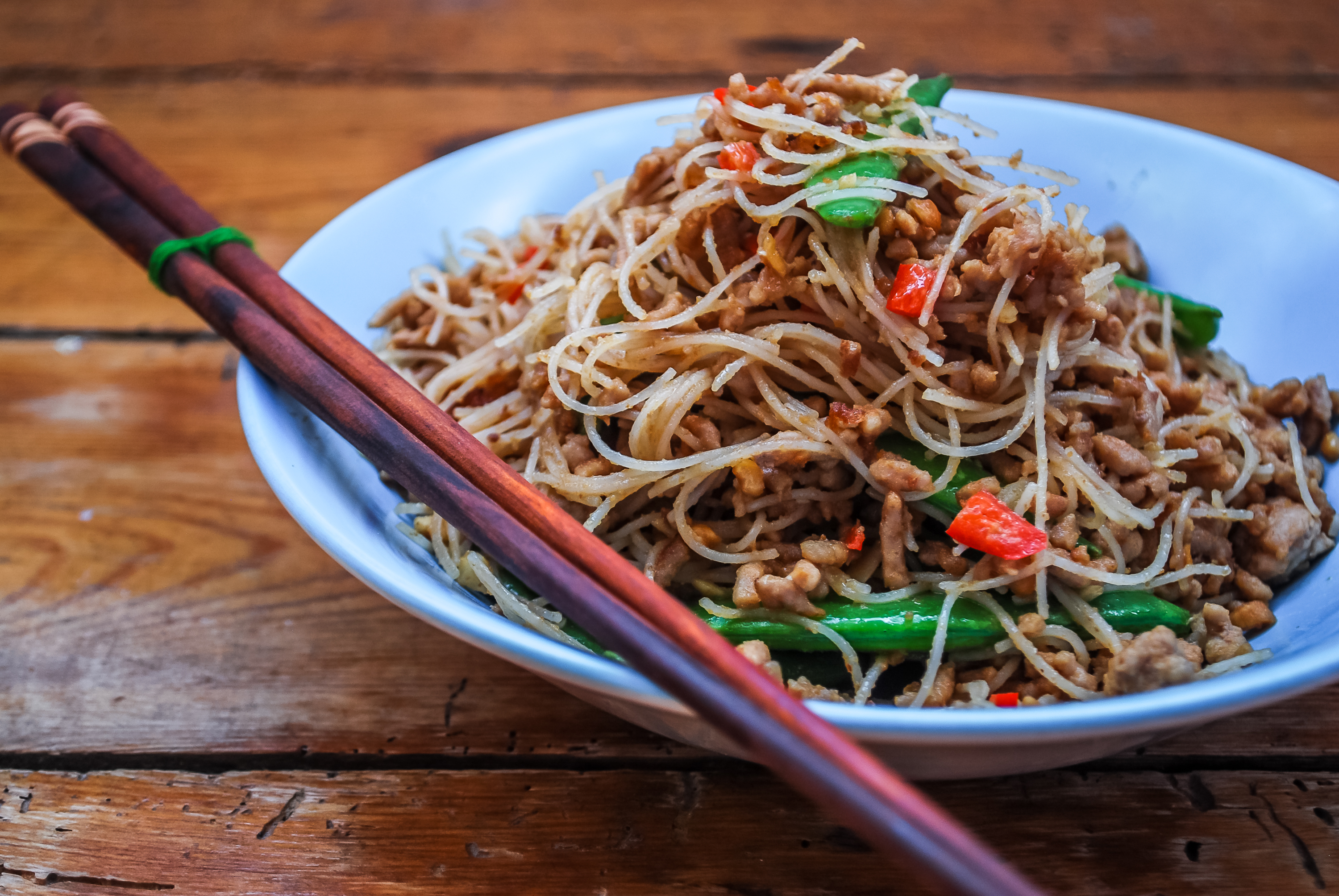 Thai Pork and Peanut Noodles Recipe
