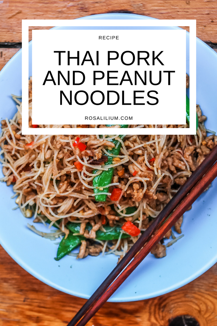 Thai Pork and Peanut Noodles Recipe