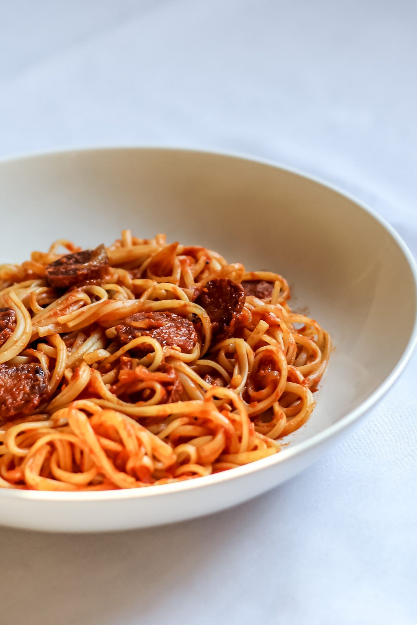 Favourite Chorizo Pasta Recipe: Chorizo, Chilli and Garlic Linguine
