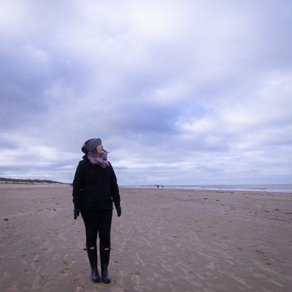 on the norfolk beach