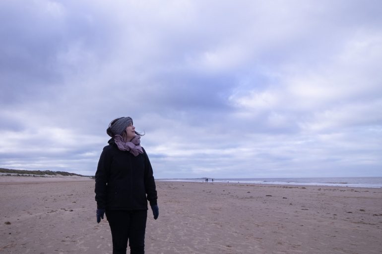 on the norfolk beach